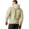 ARIAT mens Ariat Logo Hoodie(Sage Heather)