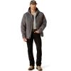 ARIAT mens Crius Hooded Insulated Jacket(Grey Heather)