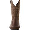 ARIAT mens Groundbreaker Wide Square Toe Work Boot(Brown)
