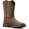 ARIAT mens Groundbreaker Wide Square Toe Work Boot(Brown)
