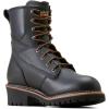 ARIAT mens Logger Shock Shield Waterproof Work Boot(Black)