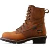 ARIAT mens Logger Shock Shield Waterproof Work Boot(Copper Brown)