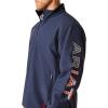 ARIAT mens Thunderbird Team Softshell Jacket(Navy/Usa)