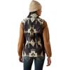 ARIAT womens Ariat Logo Softshell Print Vest(Thornstone Print)