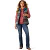 ARIAT womens Crius Insulated Vest(Dragonfly/Inez Blanket Print)