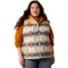ARIAT womens Crius Insulated Vest(Serrano Southwest Print)