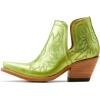 ARIAT womens Dixon Chimayo Western Boot(Electric Green Apple)
