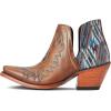 ARIAT womens Dixon Chimayo Western Boot(Fiery Tan)