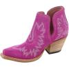 ARIAT womens Dixon Chimayo Western Boot(Haute Pink Suede)