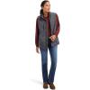 ARIAT womens Fr Duralight Stretch Canvas Vest(Iron Grey)