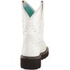 ARIAT womens Gembaby Western Boot(White Snake Emboss/Opulent White)