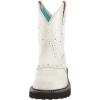 ARIAT womens Gembaby Western Boot(White Snake Emboss/Opulent White)