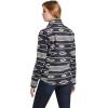 ARIAT womens New Team Softshell Print Jacket(Rio Chiquito Black/Buttercream)
