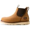 ARIAT womens Rebar Wedge Chelsea Waterproof Work Boot(Antique Brown)