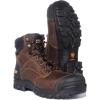 ARIAT womens Treadfast 6″ Waterproof Steel Toe Work Boot(Dark Brown)