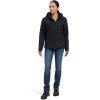 Ariat 10037609 (DISC) Womens Rebar Valkyrie Canvas Black Jacket(Black)