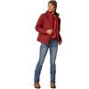 Ariat 10037609 (DISC) Womens Rebar Valkyrie Canvas Black Jacket(Cabernet)