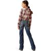 Ariat Girls’ R.e.a.l. Everlee Boot Cut Jean(Chill Blue)