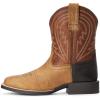 Ariat Kids Boy’s Wiggle Room™ Lil’ Hos (Toddler/Little Kid/Big Kid)(Adobe Chocolate/Navy)