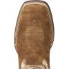 Ariat Kids’ Patriot Western Boot(Antique Mocha Washed Suede/Sand Camo Print)