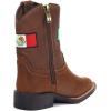 Ariat Lil’ Stompers Briar Boots for Toddlers (Sizes 4-7) – A441002402(Brown/Mexico Flag (Mexico))