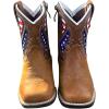 Ariat Lil’ Stompers Briar Boots for Toddlers (Sizes 4-7) – A441002402(Brown/Usa Flag (George))