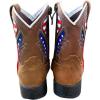 Ariat Lil’ Stompers Briar Boots for Toddlers (Sizes 4-7) – A441002402(Brown/Usa Flag (George))