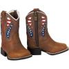 Ariat Lil’ Stompers Briar Boots for Toddlers (Sizes 4-7) – A441002402(Brown/Usa Flag (George))