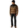 Ariat Men’s Basis 2.0 1/4 Zip Sweatshirt(Brown Scenic Serape)