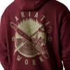 Ariat Men’s Big and Tall REBAR Logo Hoodie(Malbec)