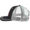 Ariat Men’s Black Red Gray Mesh Hat(Black/Gray)