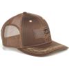 Ariat Men’s Black Red Gray Mesh Hat(Brown)