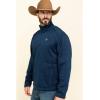 Ariat Men’s Caldwell Logo 1/4 Zip Sweater(Indigo Heather)