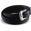 Ariat Men’s Distressed Leather Western Belt(Black)