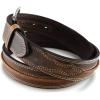 Ariat Men’s Distressed Leather Western Belt(Medium Brown)