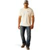 Ariat Men’s Graphic T-Shirt(Off White/Logo)