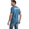 Ariat Men’s Graphic T-Shirt(Steel Blue Heather/Linear Octane)