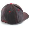 Ariat Men’s Gray Red Flex Fit Hat(Gray)