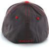 Ariat Men’s Gray Red Flex Fit Hat(Gray)