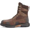 Ariat Men’s Overdrive 8″ Wide Square Toe Waterproof Composite Toe Work Boot(Chestnut Brown)