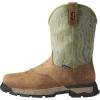 Ariat Men’s Rebar Flex Western H2O Composite Toe(Rye Brown/Olive Green)