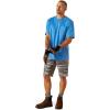Ariat Men’s Rebar Short Sleeve Crew(Campanula)