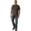 Ariat Men’s Rebar Short Sleeve Crew(Charcoal/Mexico)