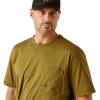 Ariat Men’s Rebar Short Sleeve Crew(Lichen Heather)