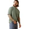 Ariat Men’s Rebar Short Sleeve Crew(Lily Pad)