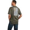 Ariat Men’s Rebar Short Sleeve Crew(Sage Heather)