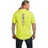 Ariat Men’s Rebar Short Sleeve Crew(Sulpher Spring)