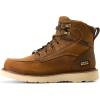 Ariat Men’s Rebar Wedge Moc Toe 6″ Waterproof Work Boot, Distressed Brown, 6