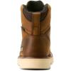 Ariat Men’s Rebar Wedge Moc Toe 6″ Waterproof Work Boot, Distressed Brown, 6