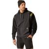 Ariat Men’s Rebar Workman Colorblock Logo Hoodie(Black/Charcoal Heather)